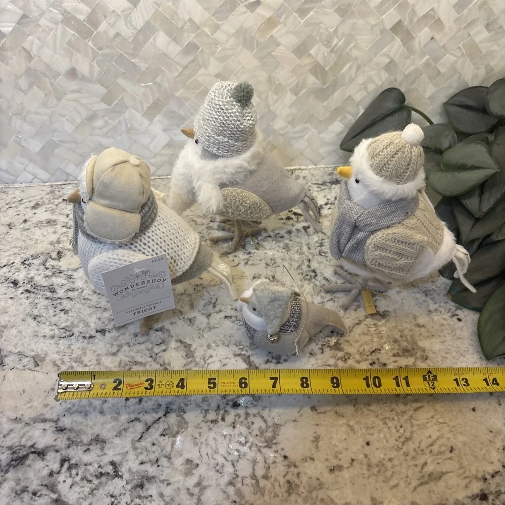 2022/23 Target Wondershop Christmas Holiday Birds Purl Tricot Cove A Mini White